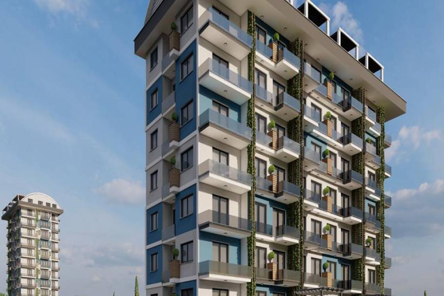 Lyxiga lägenheter till salu i Demirtaş, Alanya